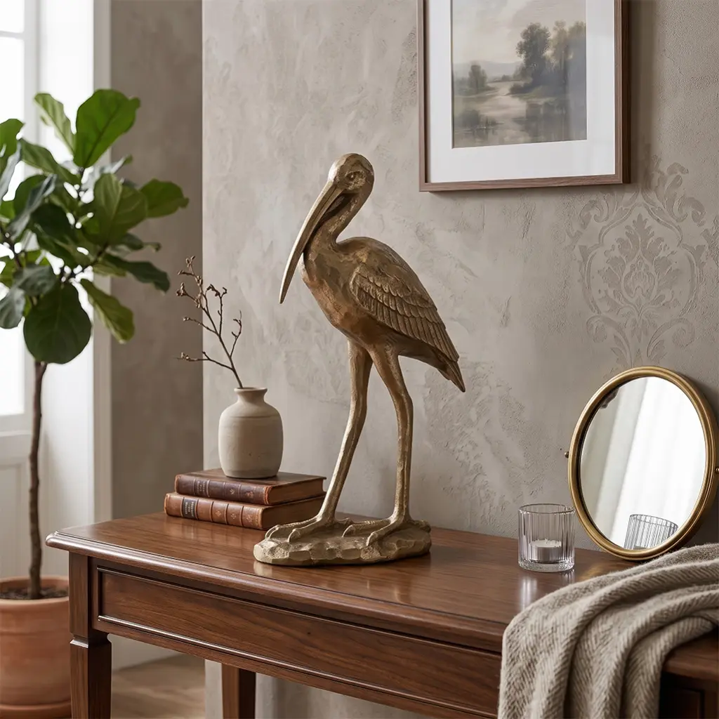 Crane Figurine,Standing-ENV