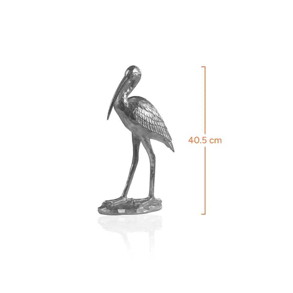 Crane Figurine_25.5 X 9.5 X 40.5cm_Standing_77125-DS