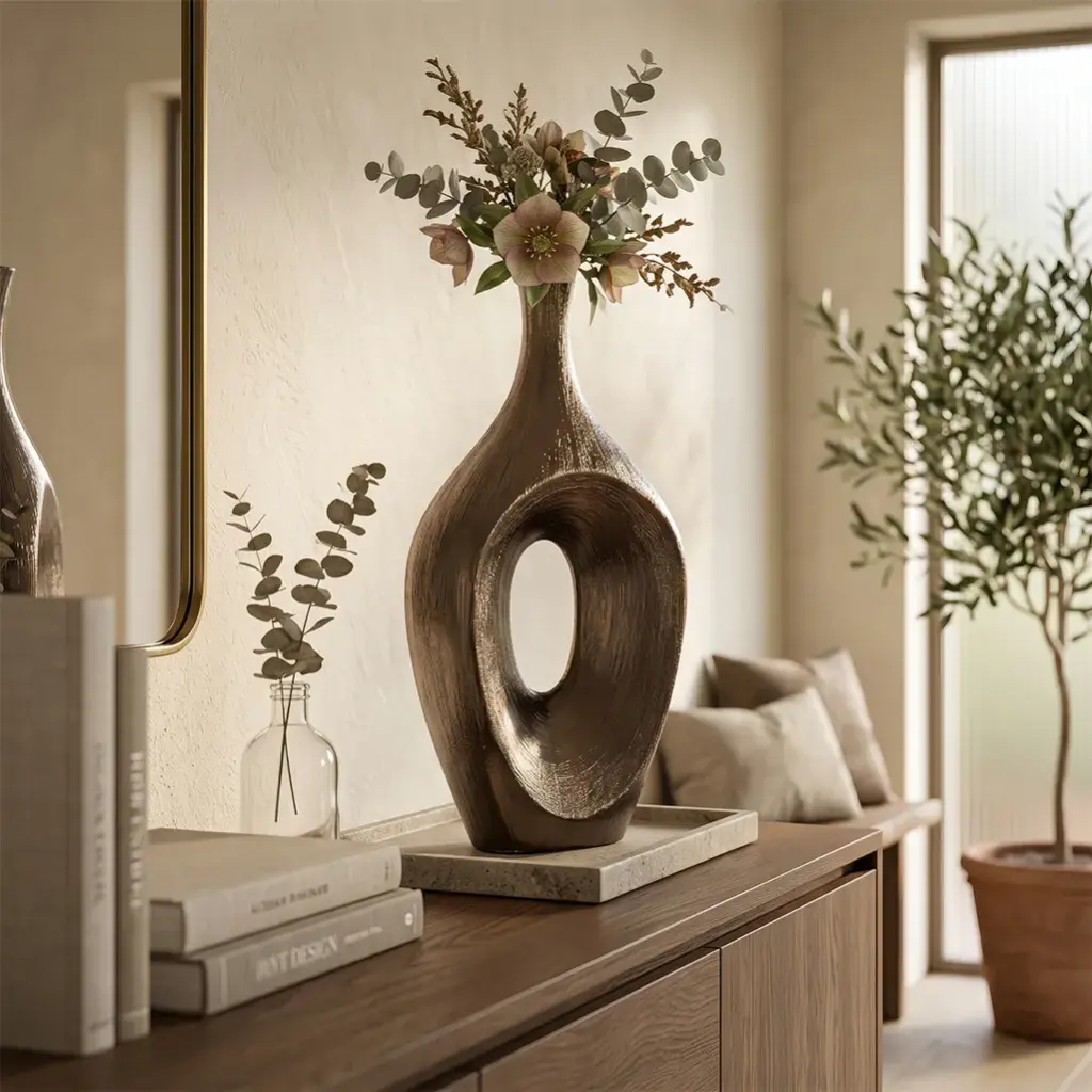 23 X 9 X 48cm  Vase-ENV