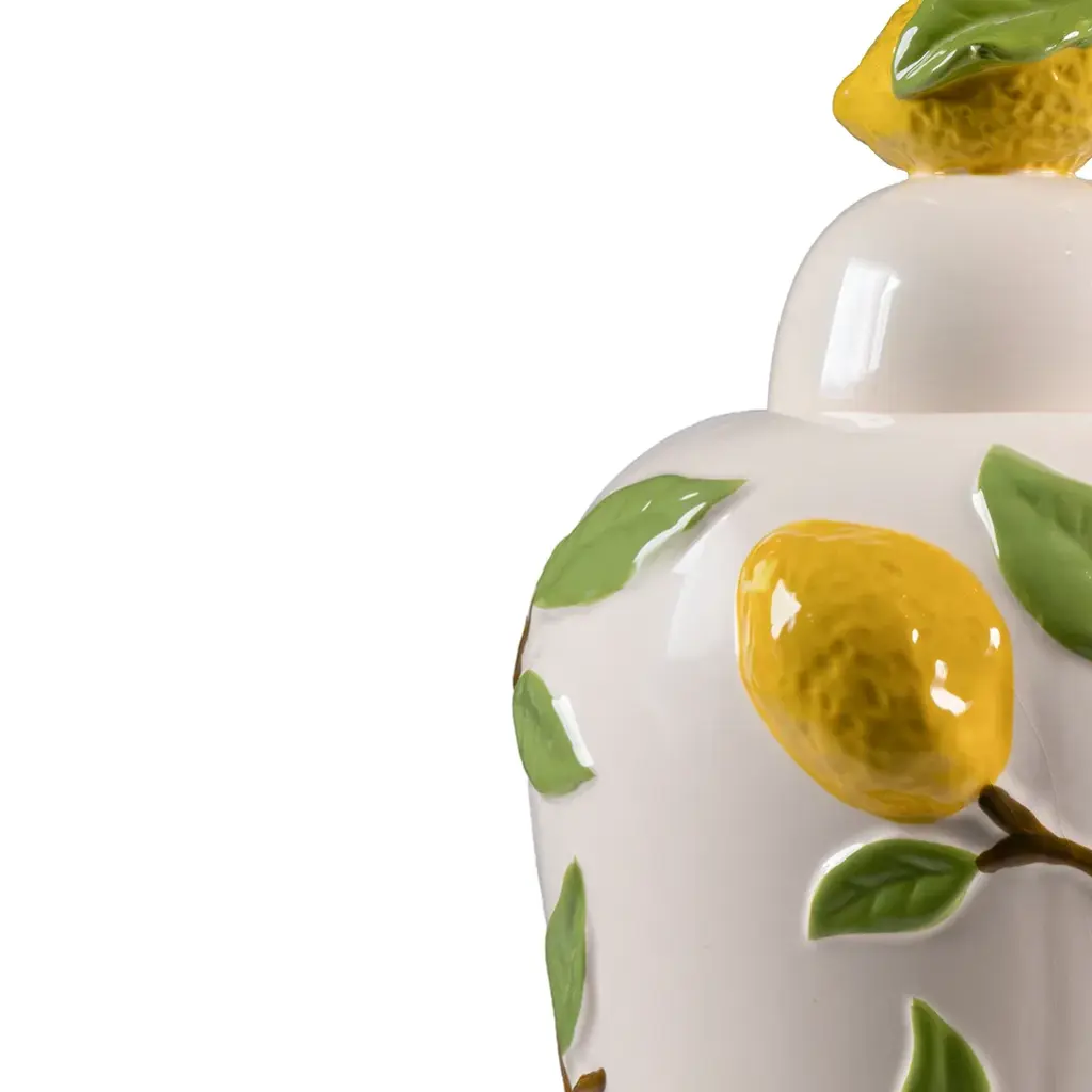 Lemon Lidded Jar-CU1