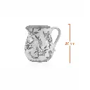 Lemon Pattern Pitcher Vase-Measurement