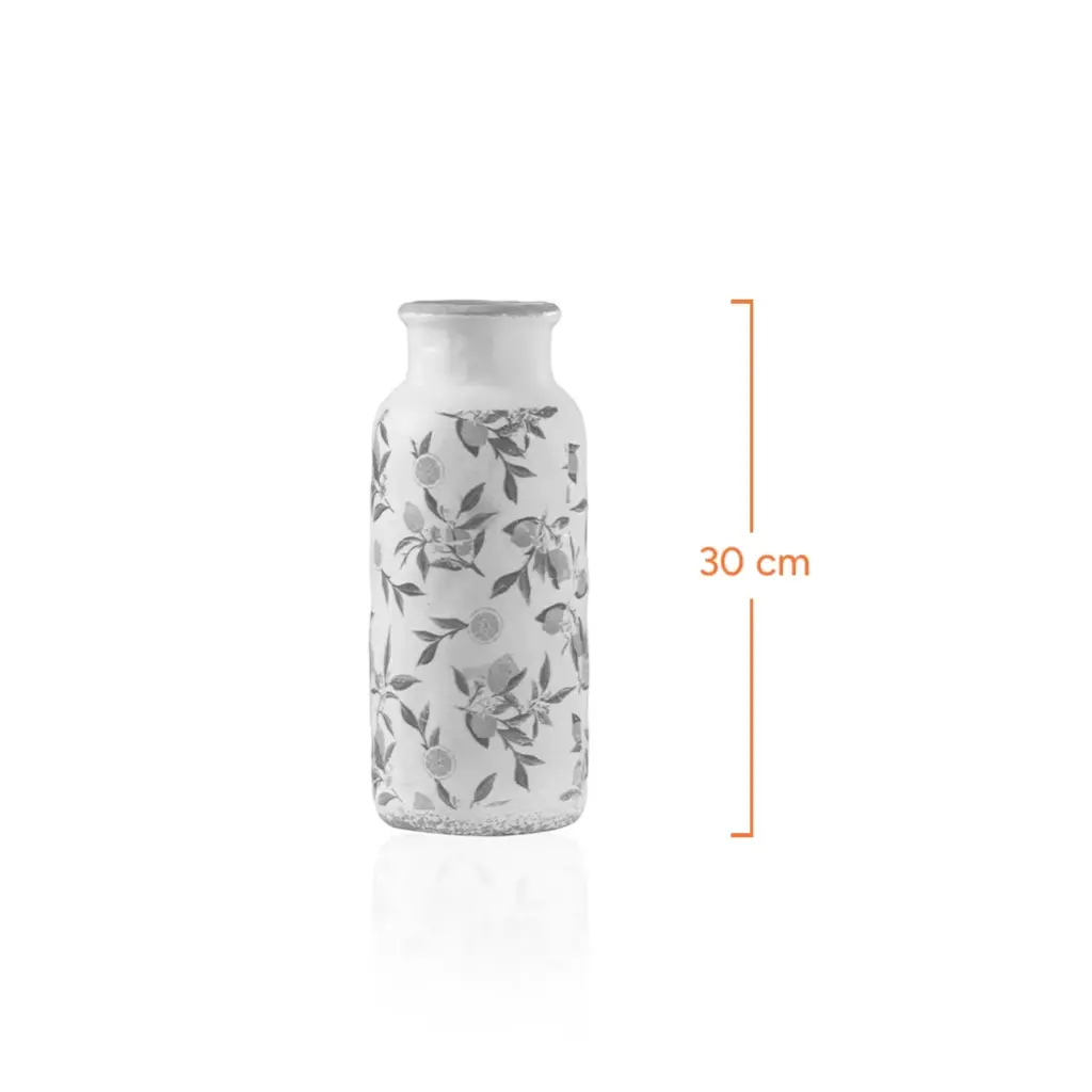 Lemon Pattern Vase-Measurement 2