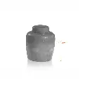 Reactive Glazed Ceramic Lidded Jar-Measurement
