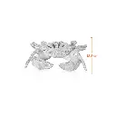 White Coral Look Crab-Measurement