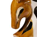 27cm  Ceramic Horse Head Sculpture-CU1