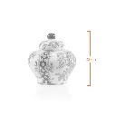 Lidded Jar_23 X 23 X 23cm_Porcelain Blue & White_61194