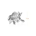 Limpet Fish Figurine 20.5 X 12 X 13 cm