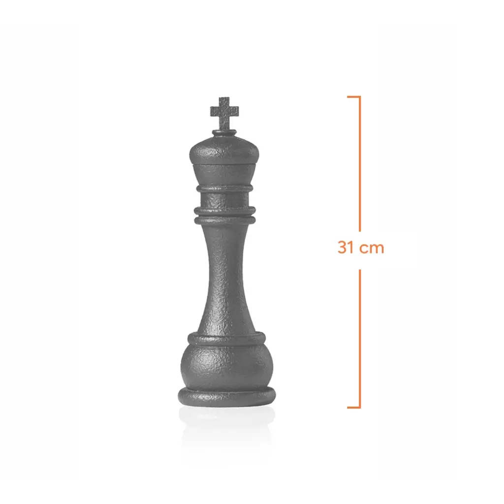 Chess King Decor 128 X 128 X 31 cm