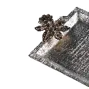 Floral Decorative Tray 47 X 24.8 X 6.4 cm