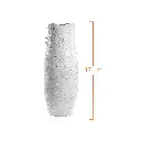 Ceramic Accent Vase 17 X 17 X 47cm