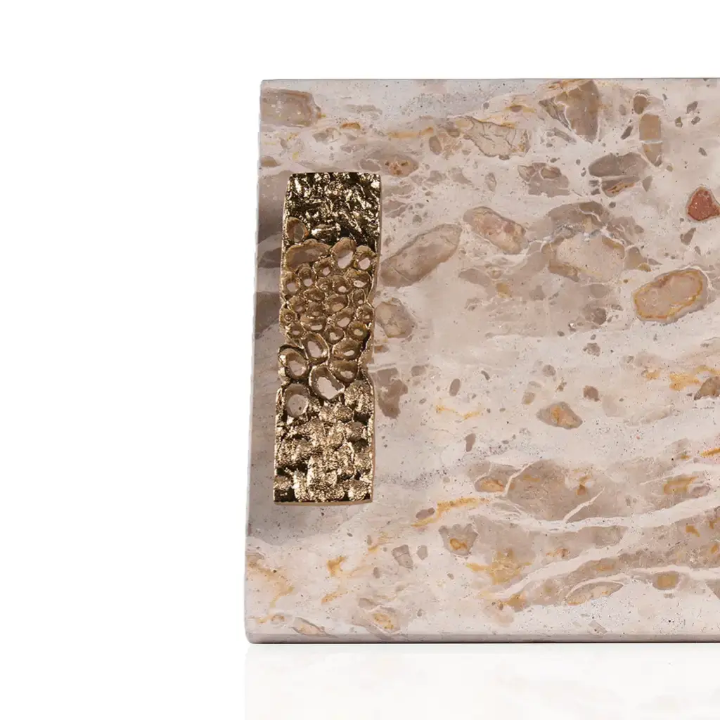 Marble Tray 45 X 24.8 X 5 cm