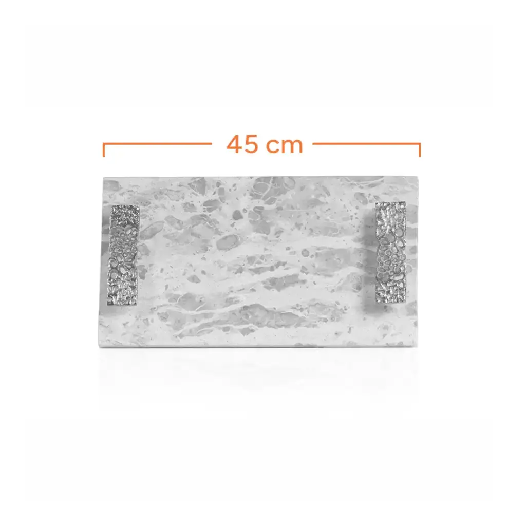 Marble Tray 45 X 24.8 X 5 cm