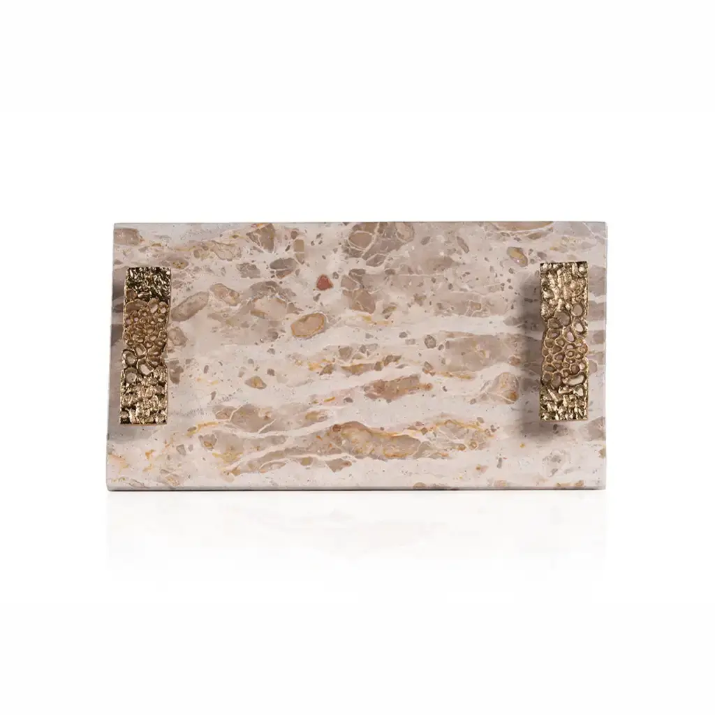 Marble Tray 45 X 24.8 X 5 cm
